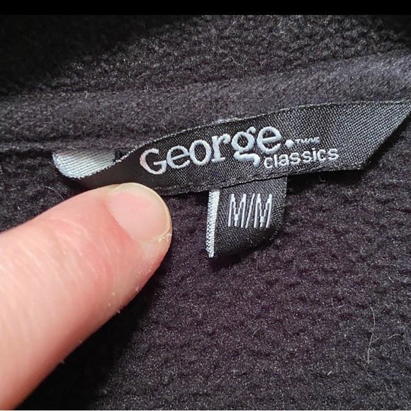 George Black Zip-Up Utility Jacket - Picture 2 of 3